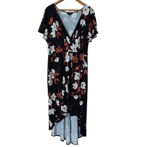 Fortune + Ivy | Dresses | Fortune Ivy Irene Faux Wrap Brushed Knit Maxi  Dress | Poshmark